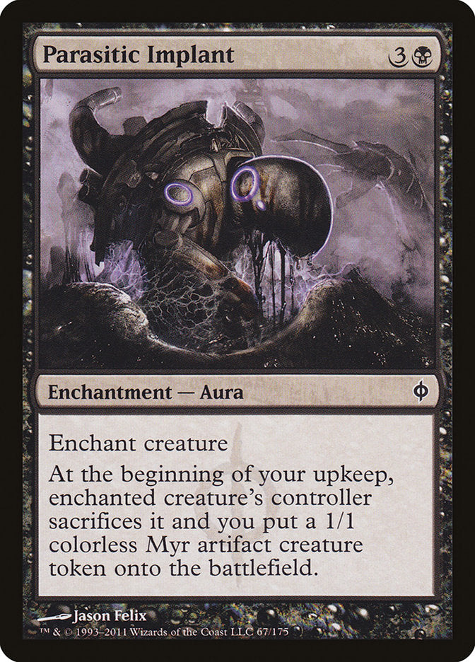 Card Scan of Parasitic Implant | NPH