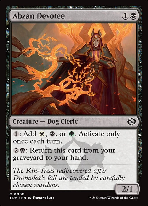 Card Scan of Abzan Devotee | TDM