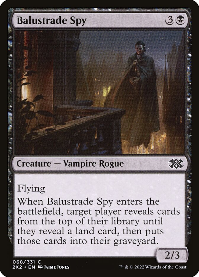 Card Scan of Balustrade Spy | 2X2