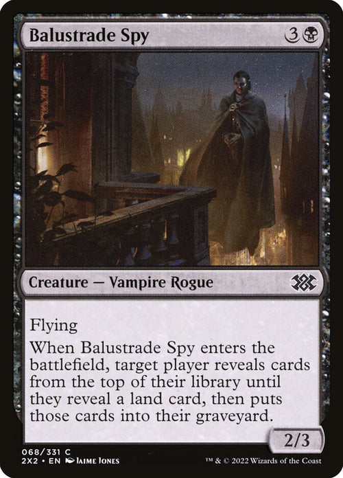 Card Scan of Balustrade Spy | 2X2
