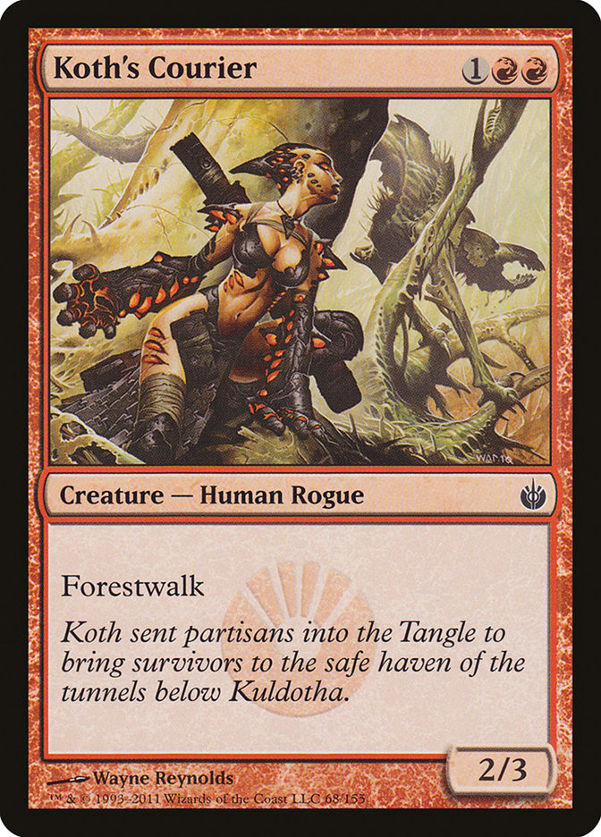 Card Scan of Koth's Courier | MBS