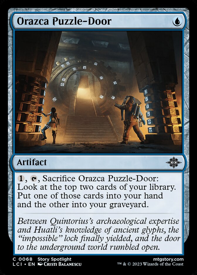 Card Scan of Orazca Puzzle-Door | LCI