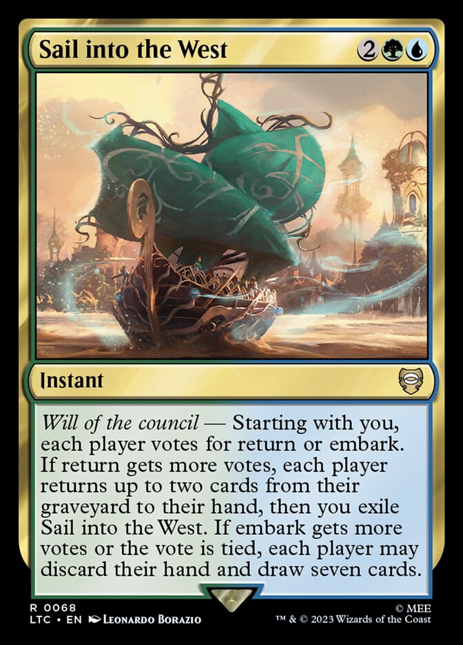 Card Scan of Sail into the West | LTC