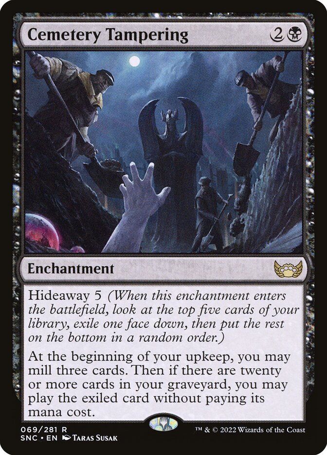 Cemetery Tampering | SNC - Card Scan