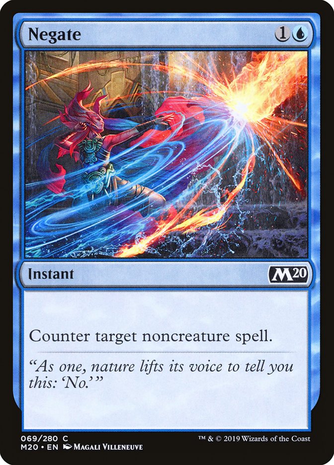 Card Scan of Negate | M20