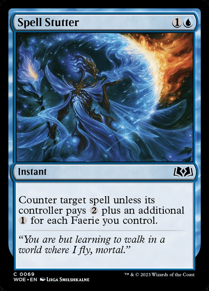 Card Scan of Spell Stutter | WOE