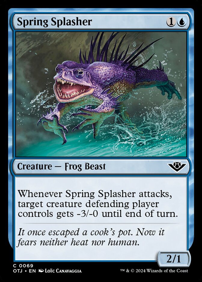Card Scan of Spring Splasher | OTJ