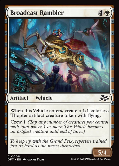 Card Scan of Broadcast Rambler | DFT