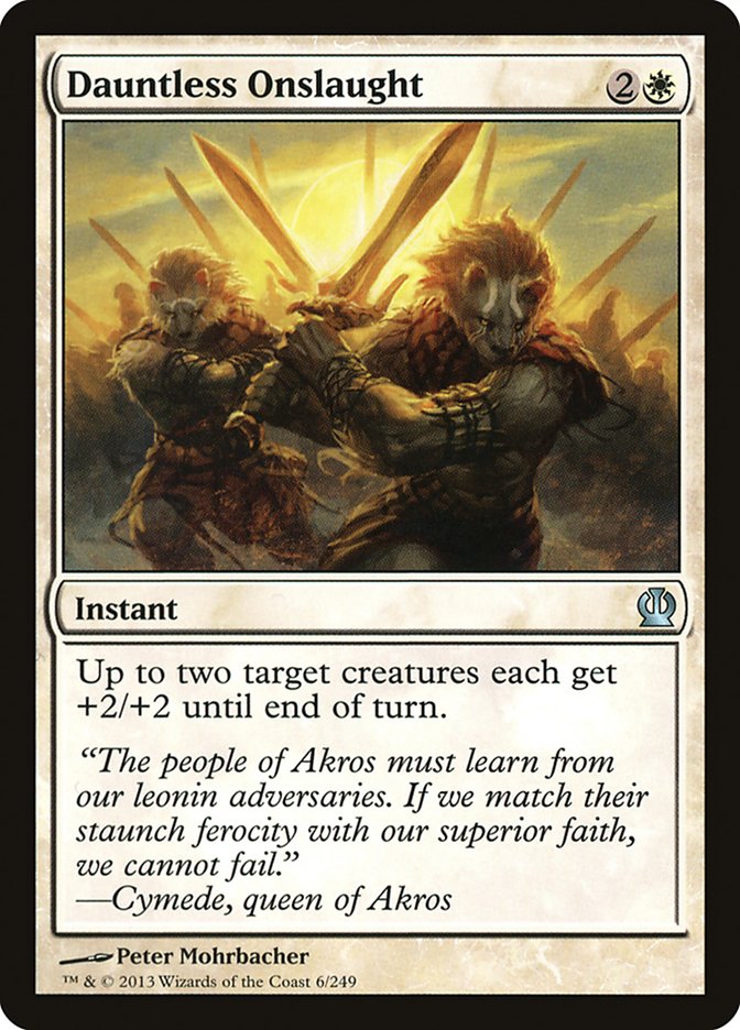 Card Scan of Dauntless Onslaught | THS