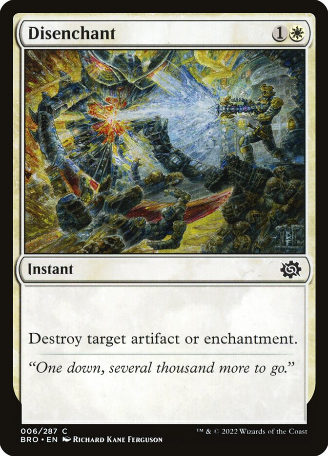 Card Scan of Disenchant | BRO