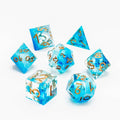 Icebound Fury Sharp Edge Dice | 7-Polyhedral Set