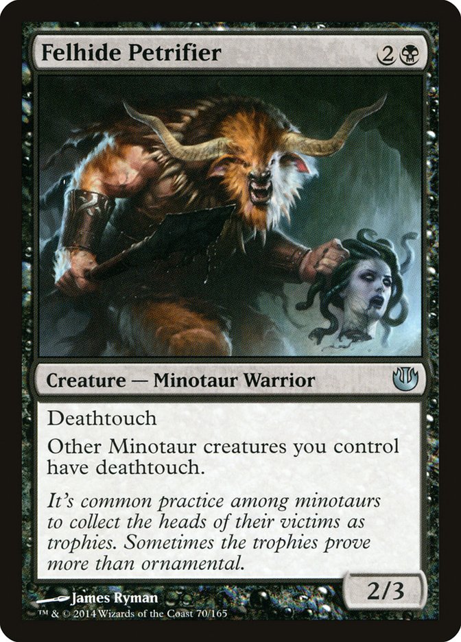Card Scan of Felhide Petrifier | JOU