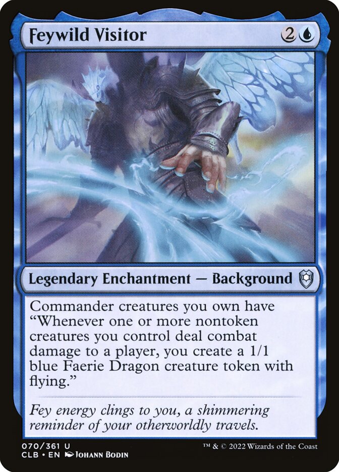 Card Scan of Feywild Visitor | CLB