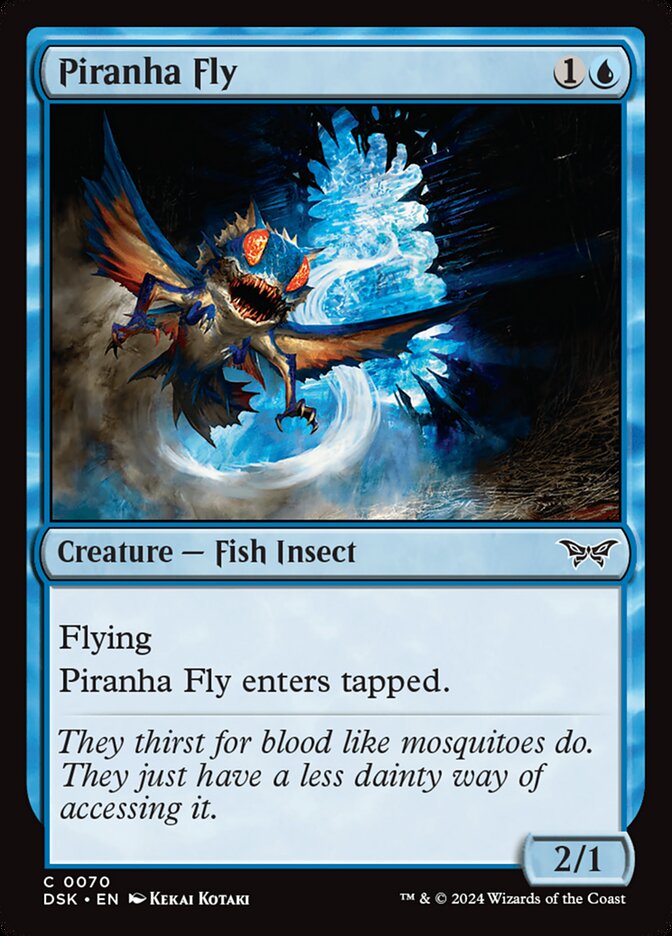 Card Scan of Piranha Fly | DSK
