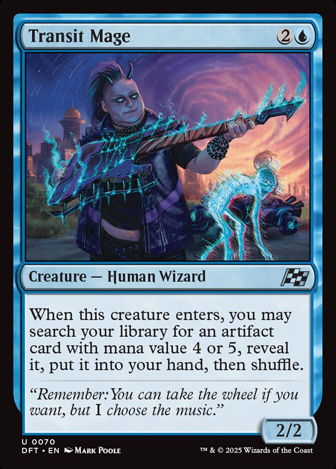 Card Scan of Transit Mage | DFT
