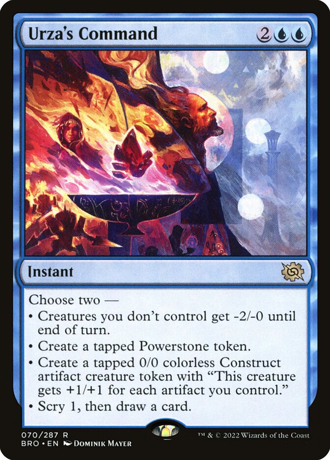 Card Scan of Urza's Command | BRO