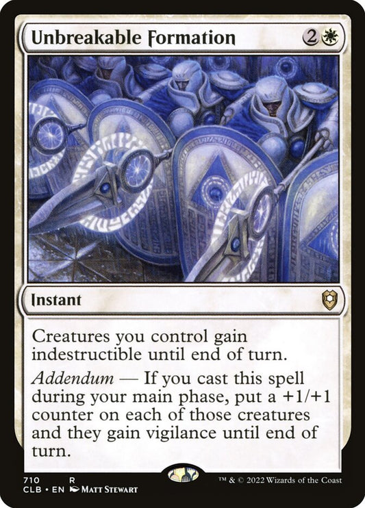 Unbreakable Formation | CLB