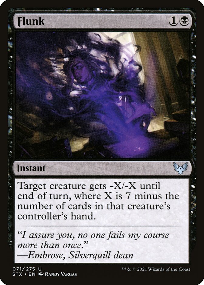 Card Scan of Flunk | STX
