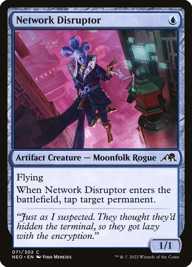 Card Scan of Network Disruptor | NEO