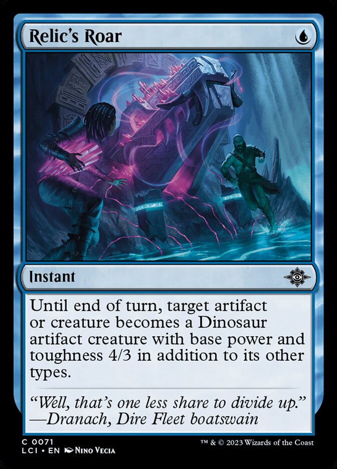 Card Scan of Relic's Roar | LCI