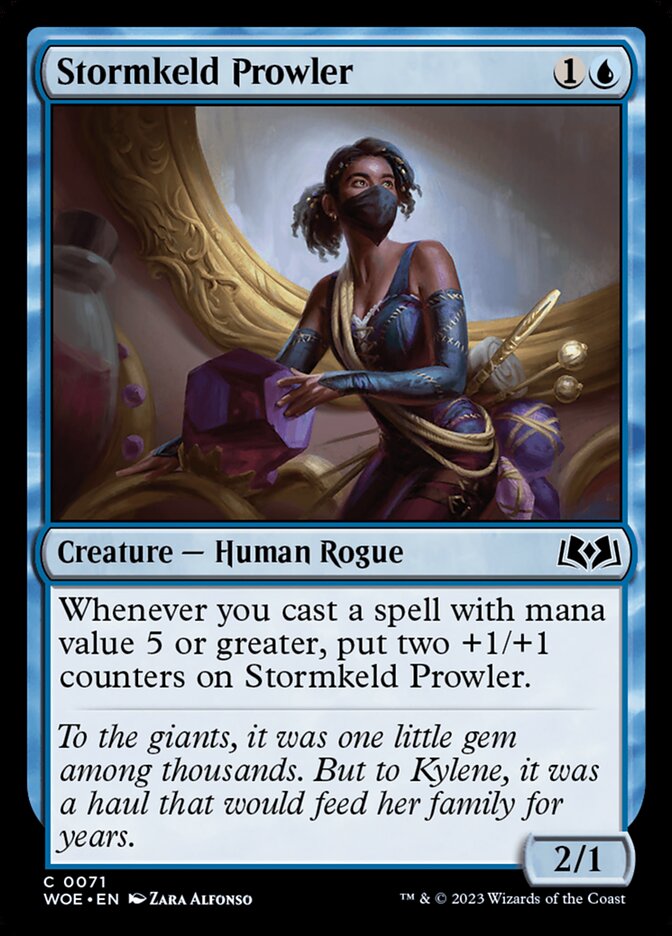 Card Scan of Stormkeld Prowler | WOE