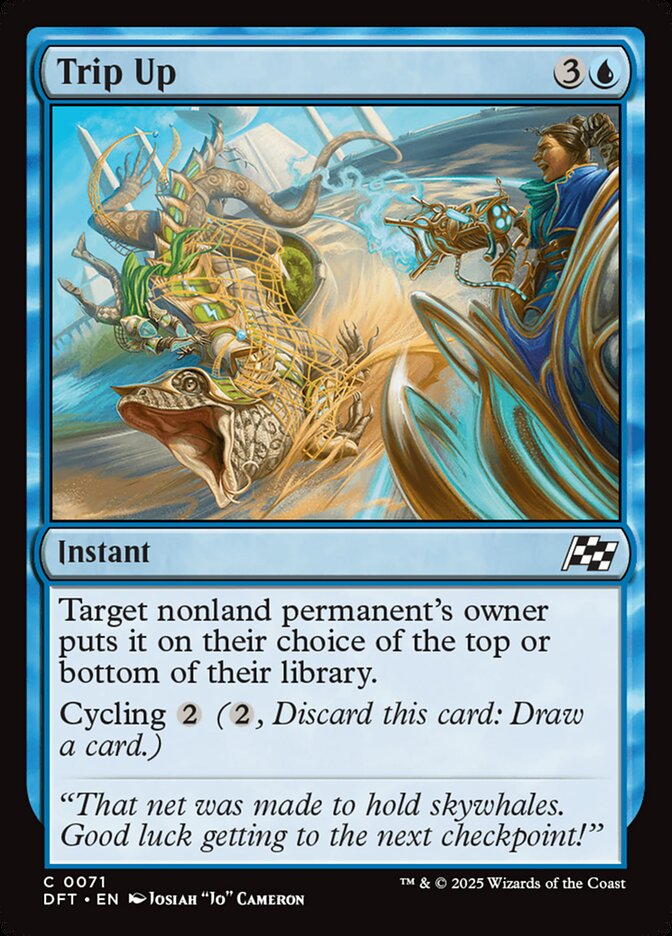 Card Scan of Trip Up | DFT
