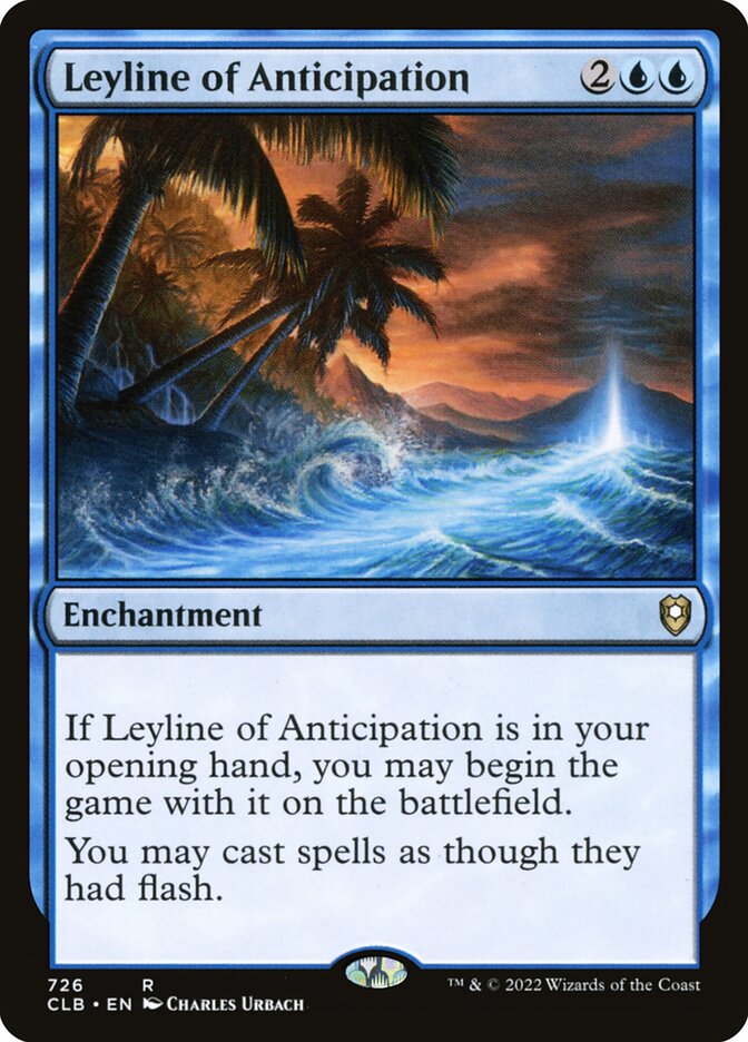 Card Scan of Leyline of Anticipation | CLB