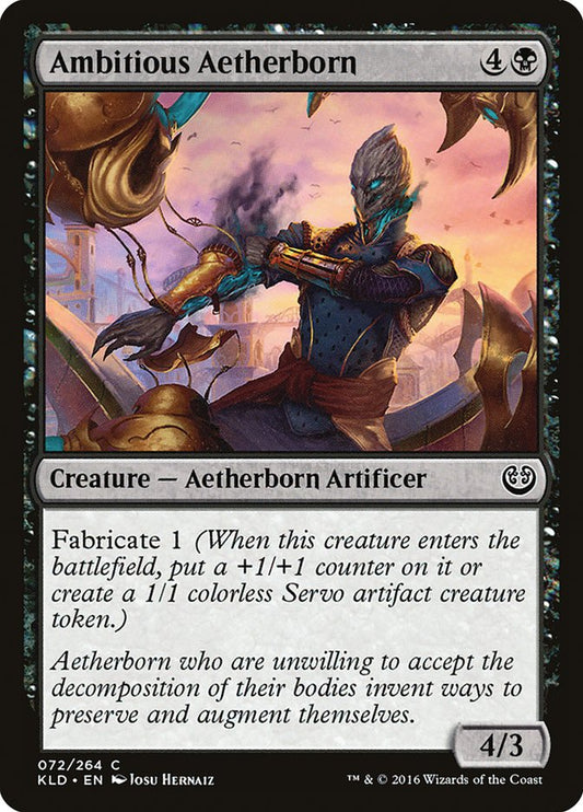 Card Scan of Ambitious Aetherborn | KLD