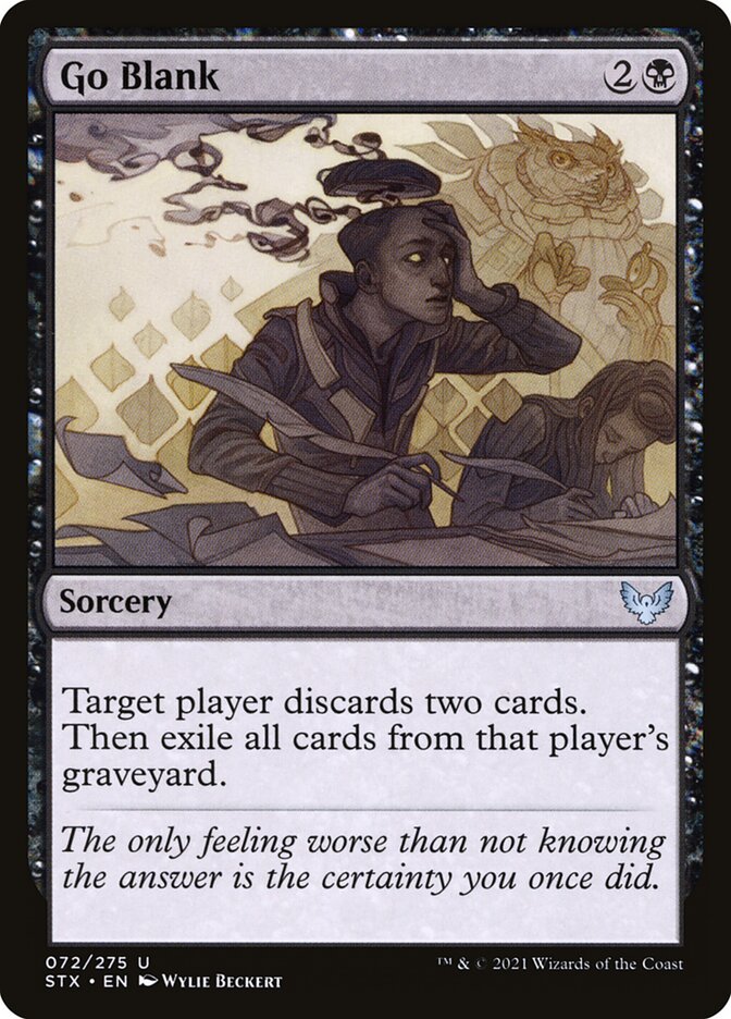 Card Scan of Go Blank | STX