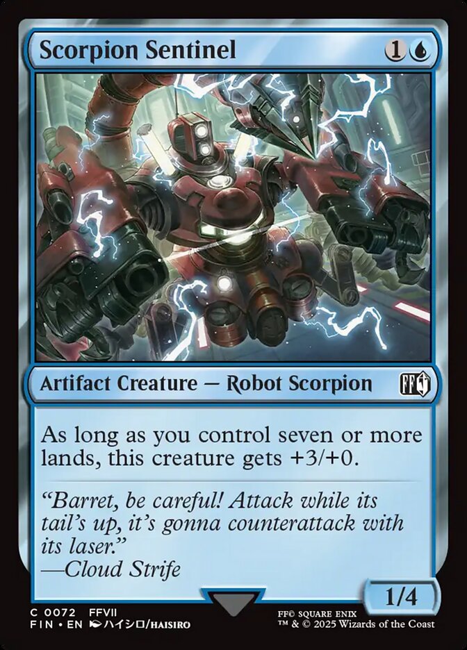 Card Scan of Scorpion Sentinel | FIN