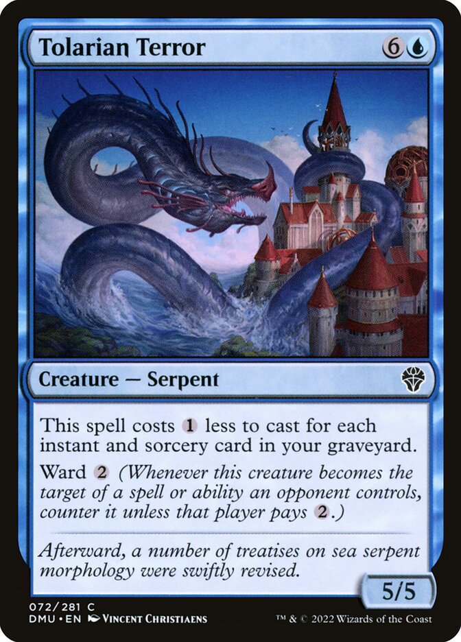 Card Scan of Tolarian Terror | DMU