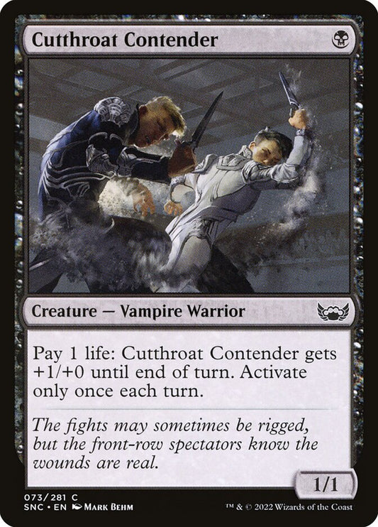 Cutthroat Contender | SNC
