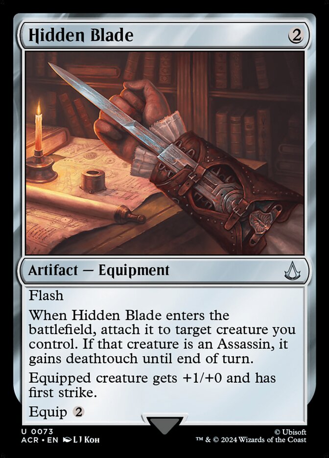 Card Scan of Hidden Blade | ACR