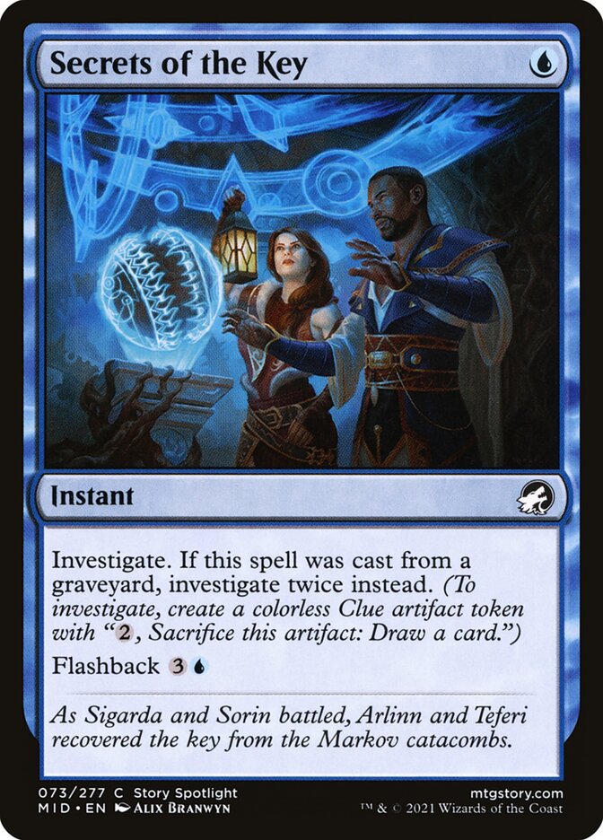 Card Scan of Secrets of the Key | MID
