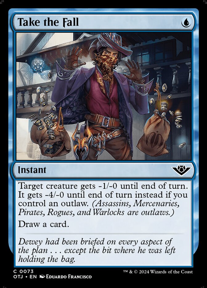 Card Scan of Take the Fall | OTJ