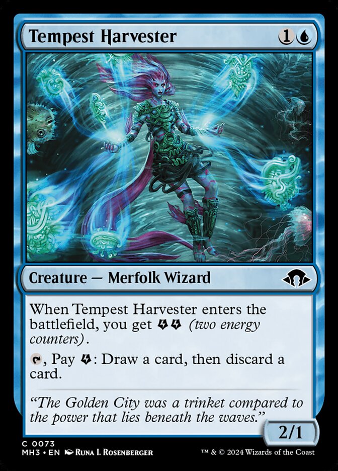Card Scan of Tempest Harvester | MH3