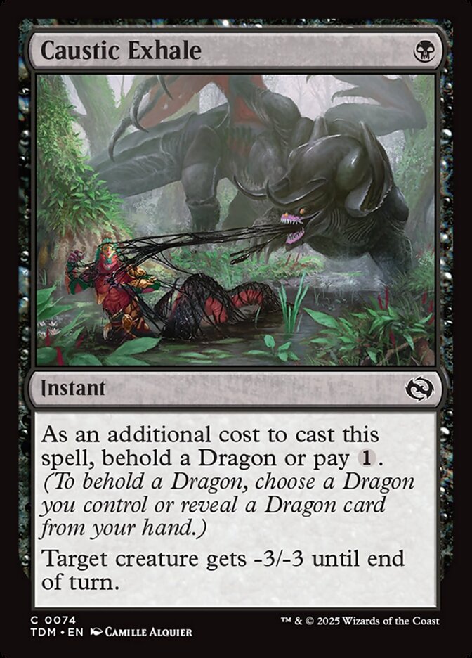 Card Scan of Caustic Exhale | TDM