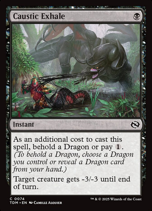 Card Scan of Caustic Exhale | TDM
