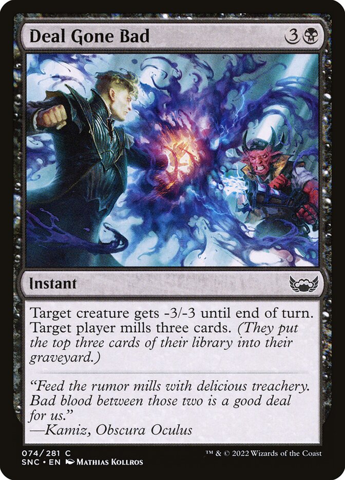 Deal Gone Bad | SNC (Foil) - Card Scan