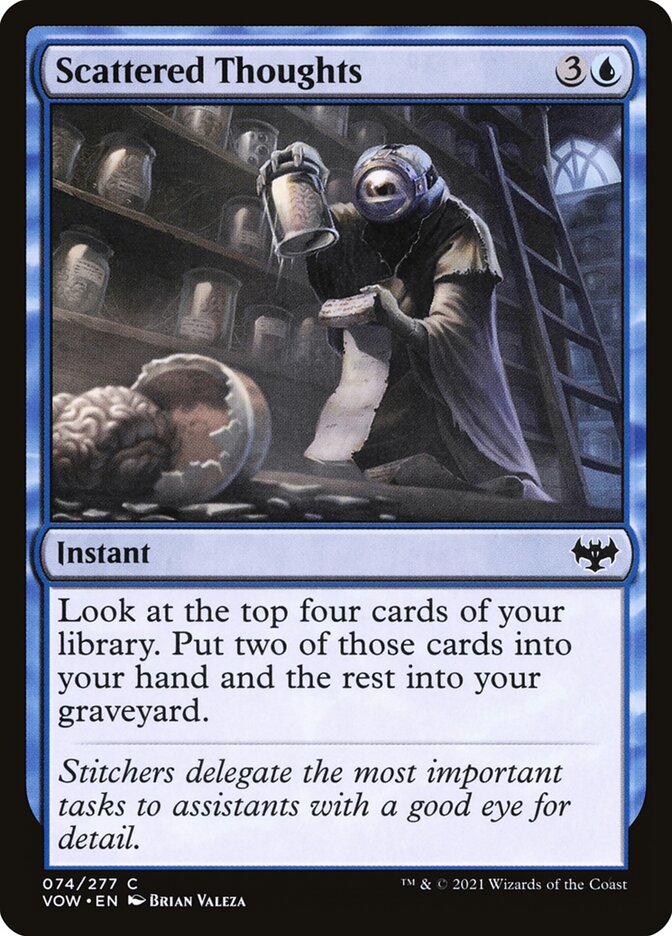 Card Scan of Scattered Thoughts | VOW