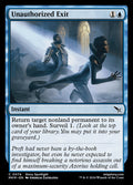 Card Scan of Unauthorized Exit | MKM