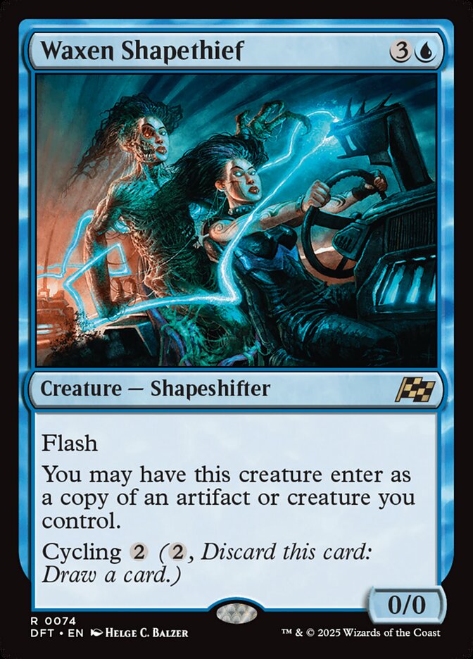 Card Scan of Waxen Shapethief | DFT