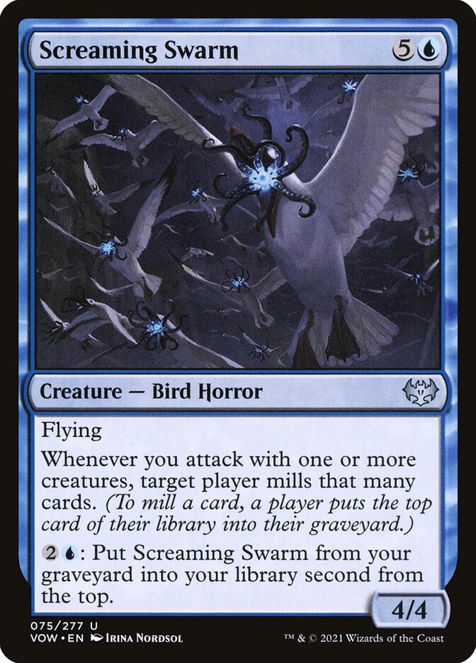 Card Scan of Screaming Swarm | VOW