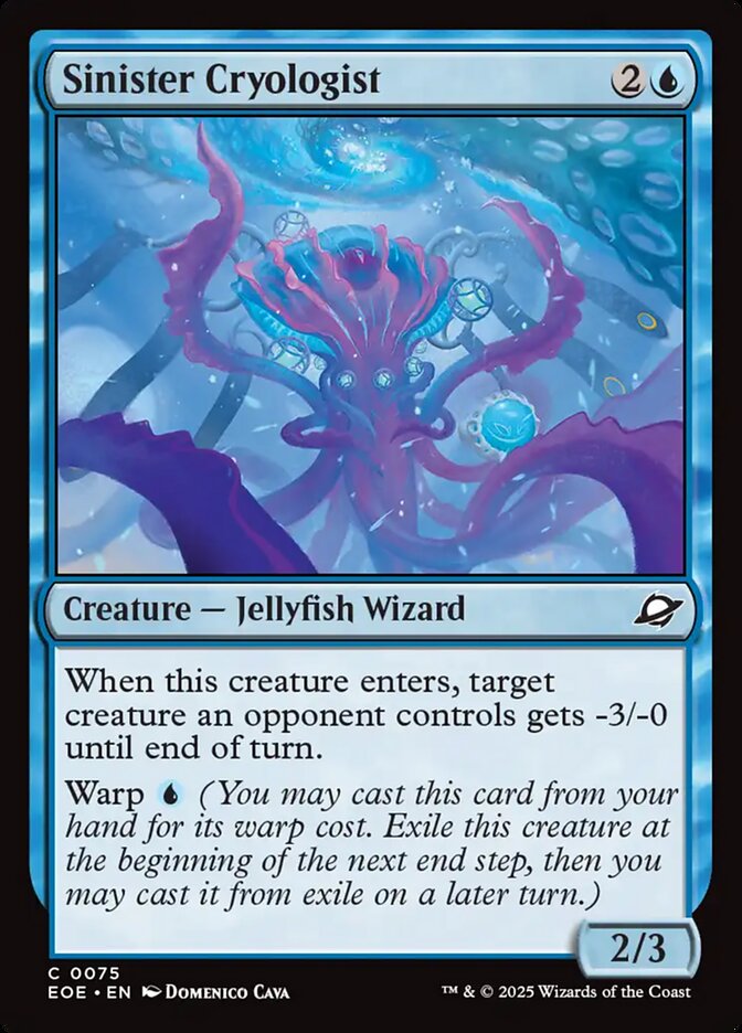 Sinister Cryologist Card Scan