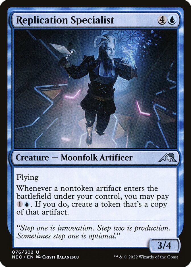 Card Scan of Replication Specialist | NEO