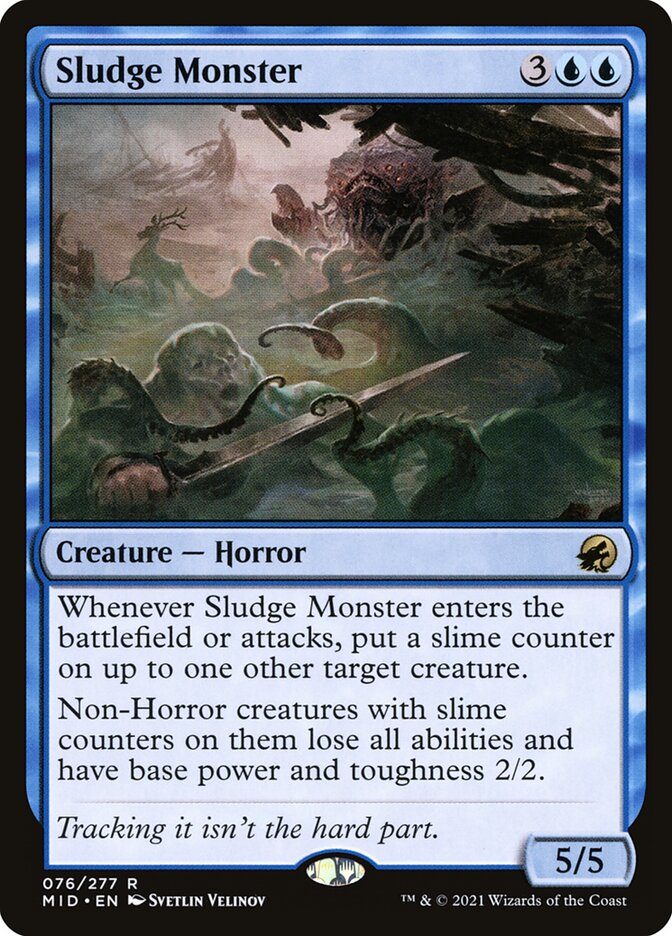 Card Scan of Sludge Monster | MID