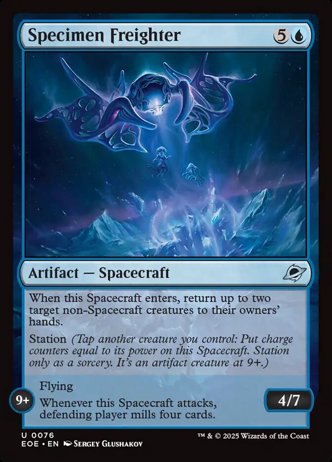 Specimen Freighter Card Scan