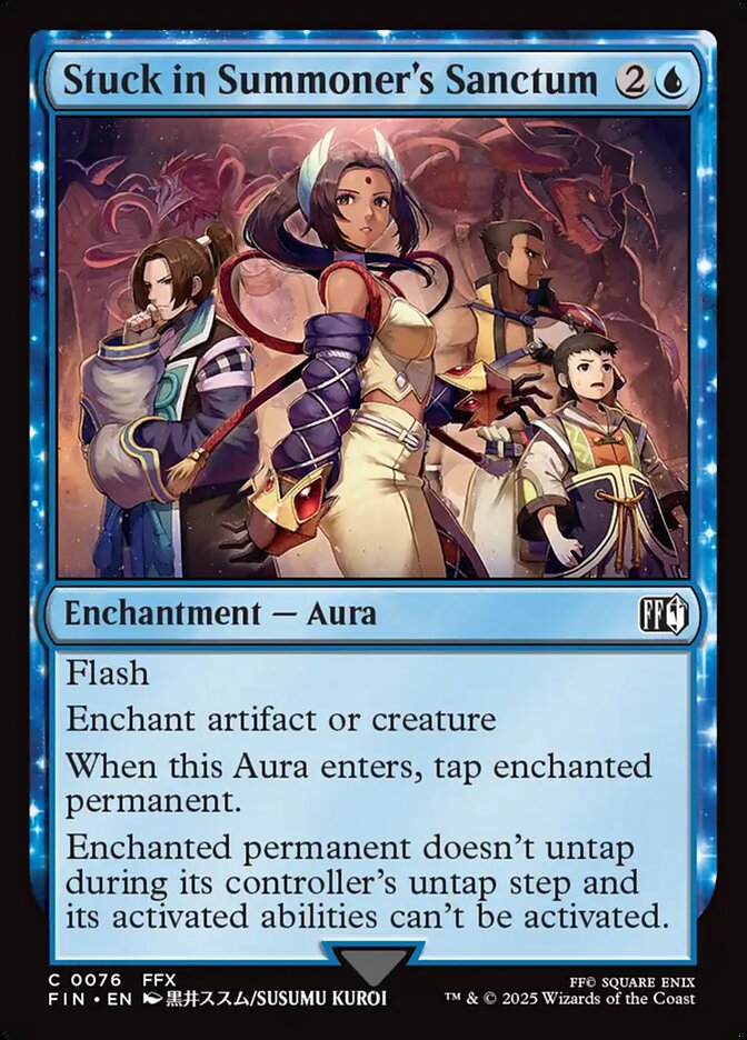 Card Scan of Stuck in Summoner's Sanctum | FIN