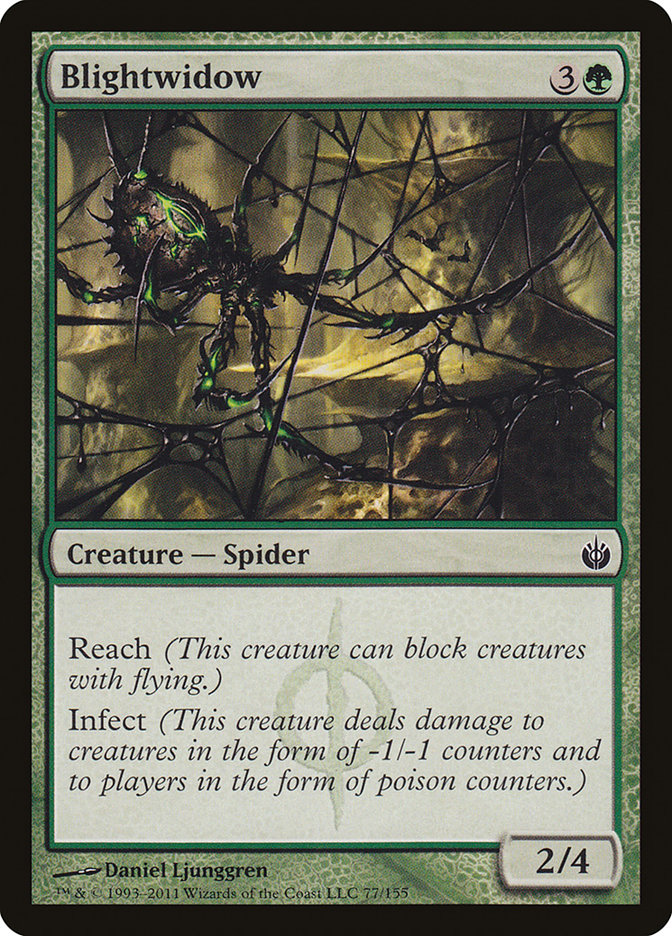 Card Scan of Blightwidow | MBS