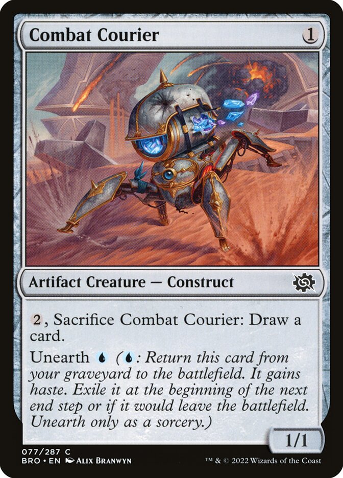 Card Scan of Combat Courier | BRO
